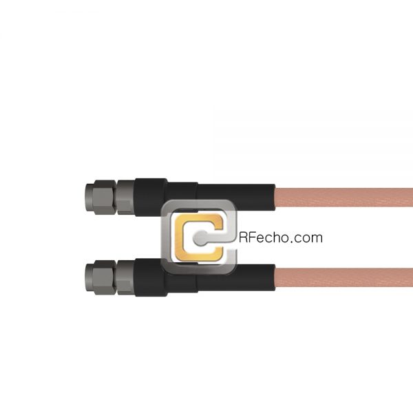 SMA Male to SMA Male RG-142 Coax and RoHS F061-321S0-321S0-125-N
