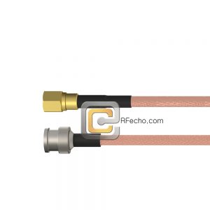 BNC Male to SMC Plug RG-316 Coax and RoHS F065-221S0-341S0-30-N