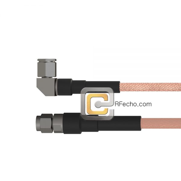 Right Angle TNC Male to SMA Male RG-316 Coax and RoHS F065-411R0-321S0-30-N